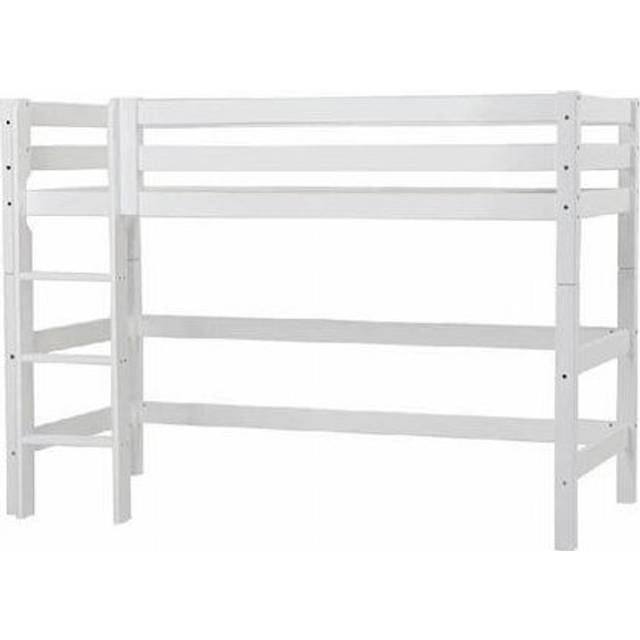 Eco Luxury Kids European Single (90 X 200cm) Loft Bed - White