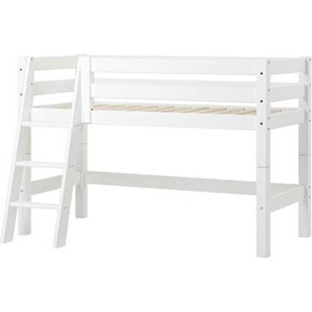 Eco Luxury Kids Loft Bed - White (European Toddler (70 x 160cm))