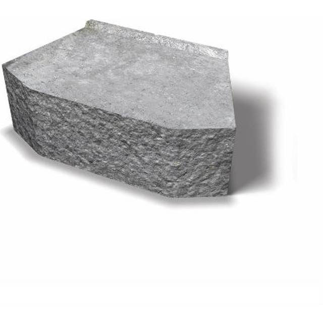 Megastone 385x220x150mm Rundhuggen Benders (Grafit)
