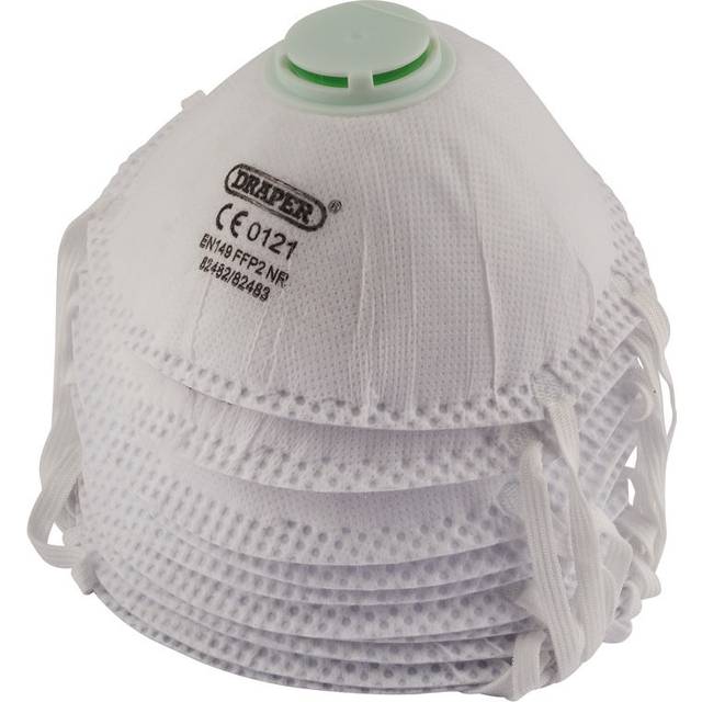 Draper 82483 FFP2 NR Moulded Masks (pack of 3)