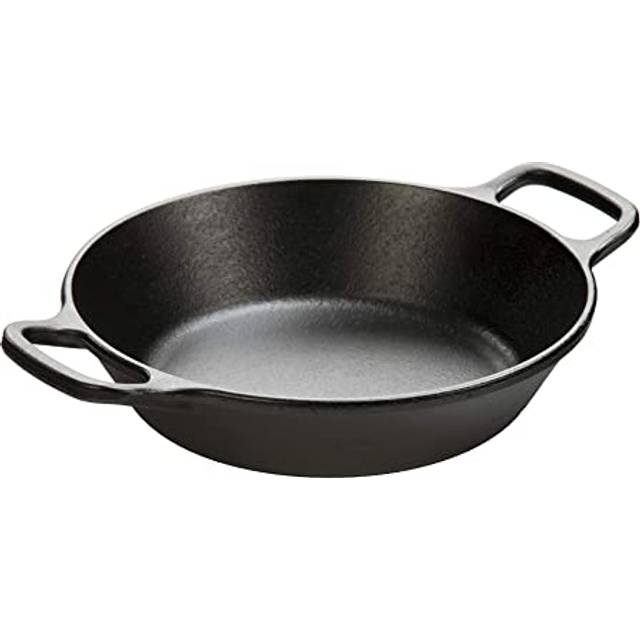 Lodge 20cm / 8inch Round, Double Handle Cast Iron Pan/Skillet, Black, 27.94 x 20.96 x 5.38 cm