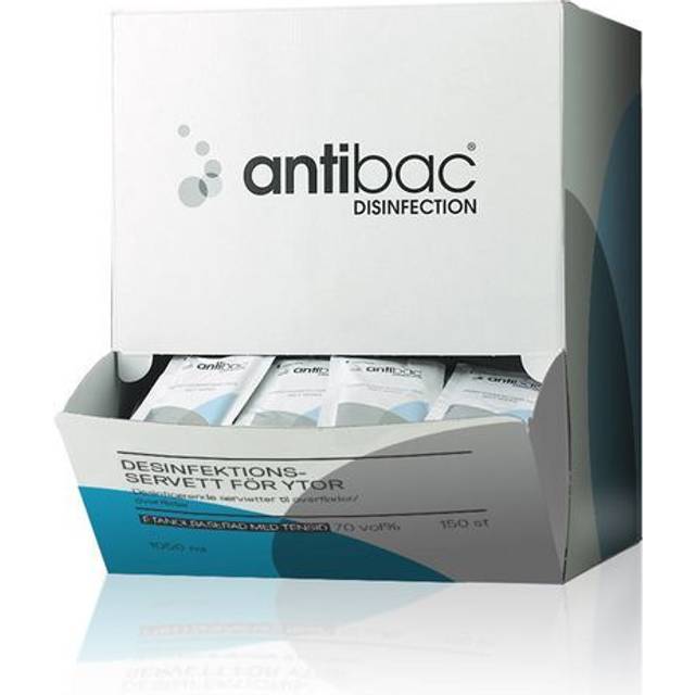 KIILTO Desinfektionsservett yta Easydes Wipe singlepack 150/fp