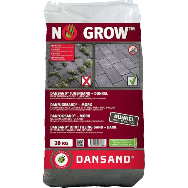 Dansand No Grow Fugesand Antracit 20kg