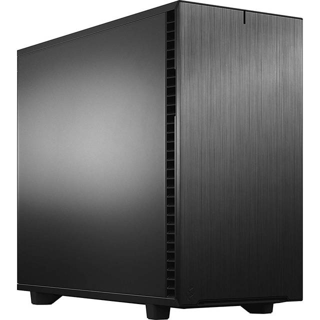 Fraktal Design Definiera 7 vit borstad aluminium/stål E-ATX tyst modulär mellantorn datorfodral, FD-C-DEF7A-09