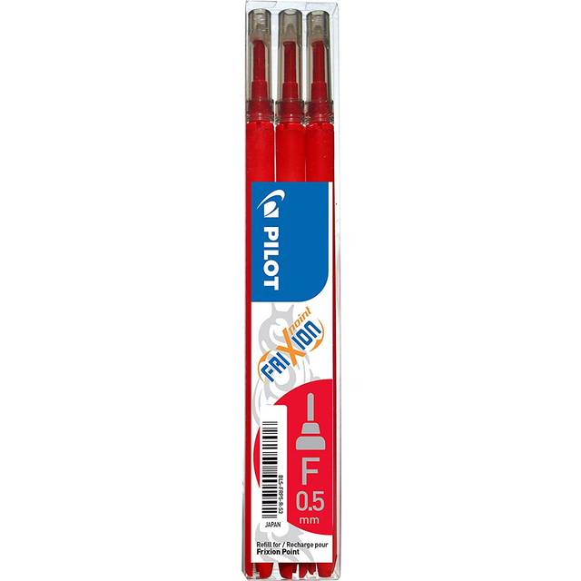 Refill Frixion Point 0,5 Synergy-Tip 3-pack röd