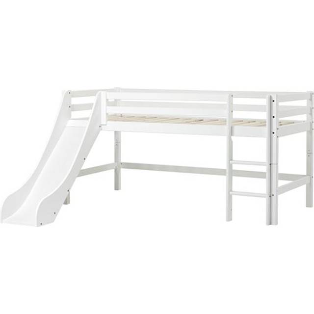 HoppeKids Basic Halfhigh Bed with Ladder & Slide 70x190cm