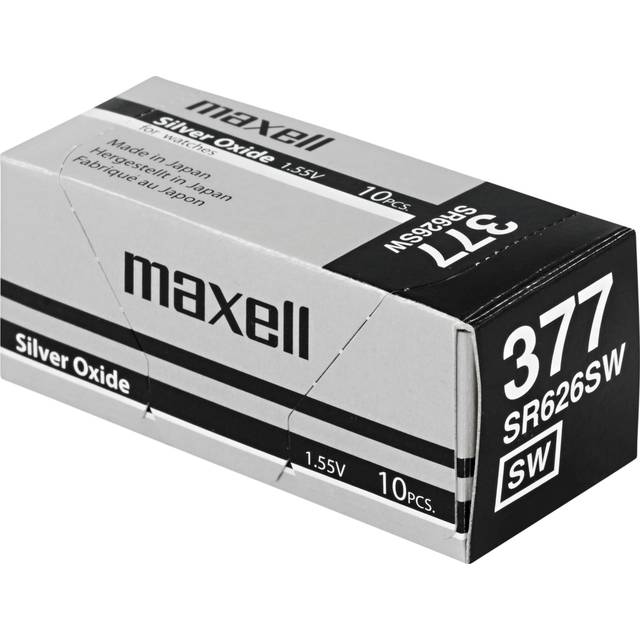 377 sr626sw sr66 silver oxide watch battery 1.55v [multi brand showcase]