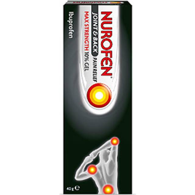 Nurofen Joint & Back Pain Relief Max Strength 10% Gel 40g