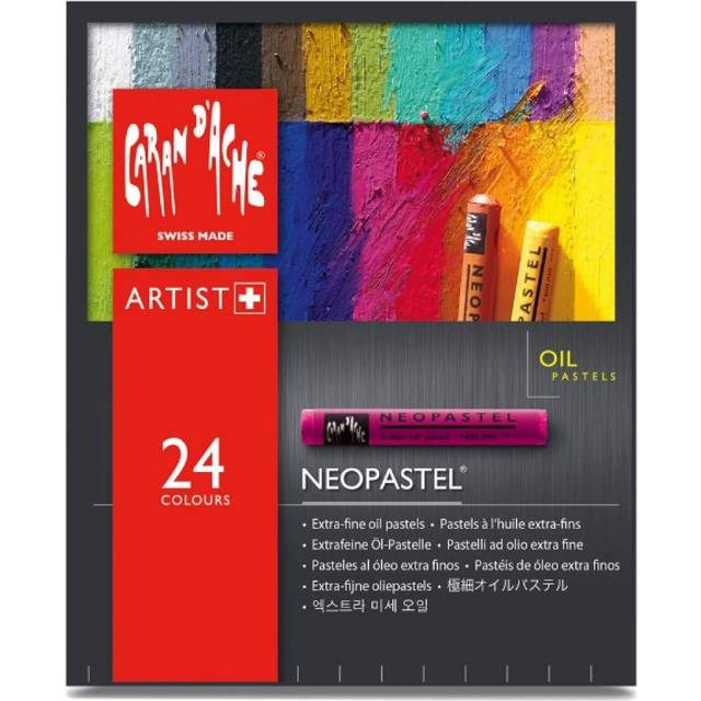 Caran D'ache Neopastel Oil Pastel Assorted Colours Set of 24