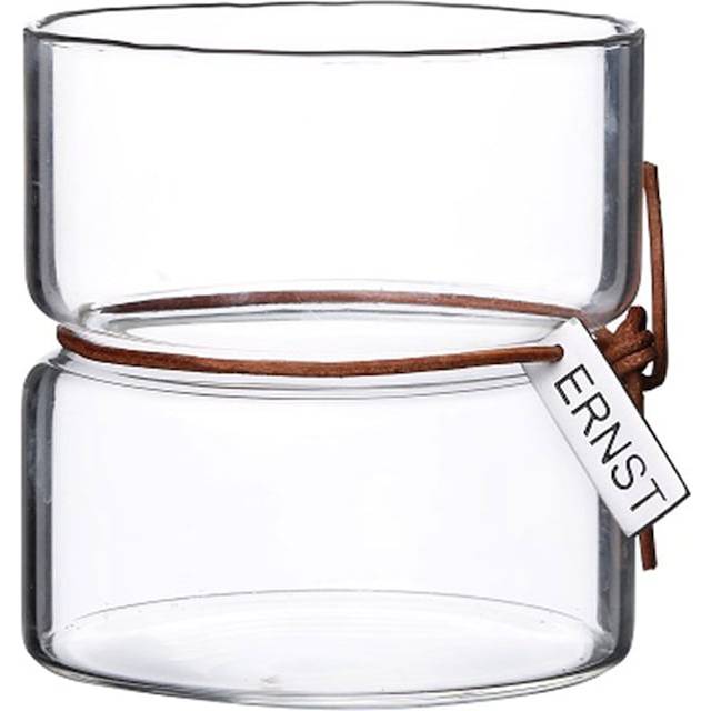 Ernst Värmeljuslykta Glas 6x8