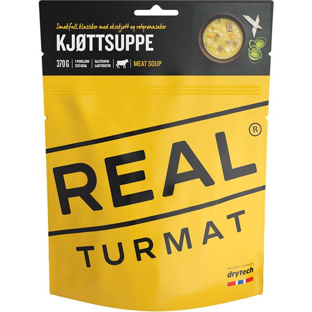 Real Turmat Beef Soup | Frystorkad mat | Portionsförpackning