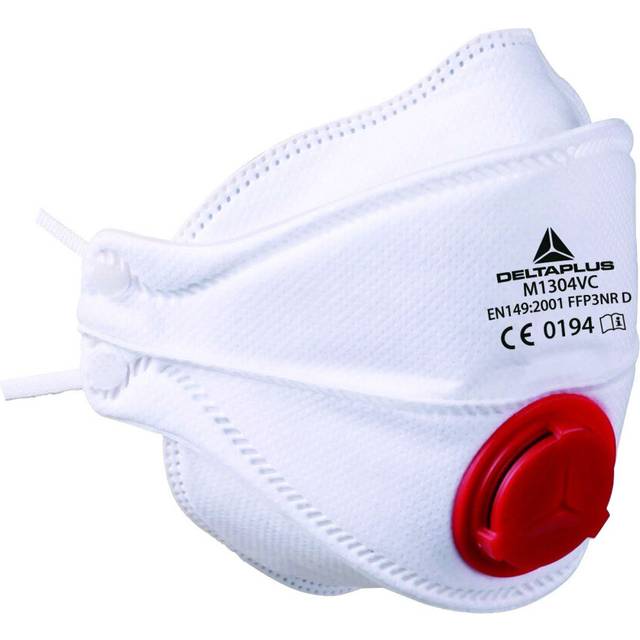 Box 10 x FFP3 / N95+ Flu Virus Respiratory Valve Face Masks (M1304VC)
