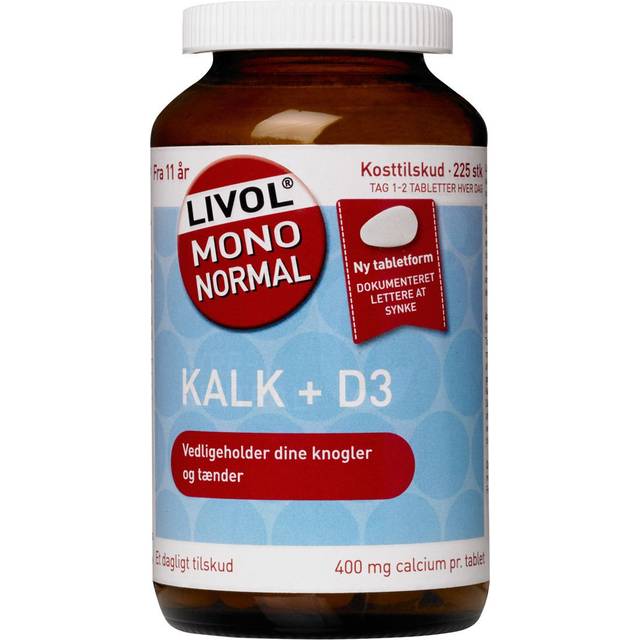 Livol Mono Normal Calcium + D3 225 stk.