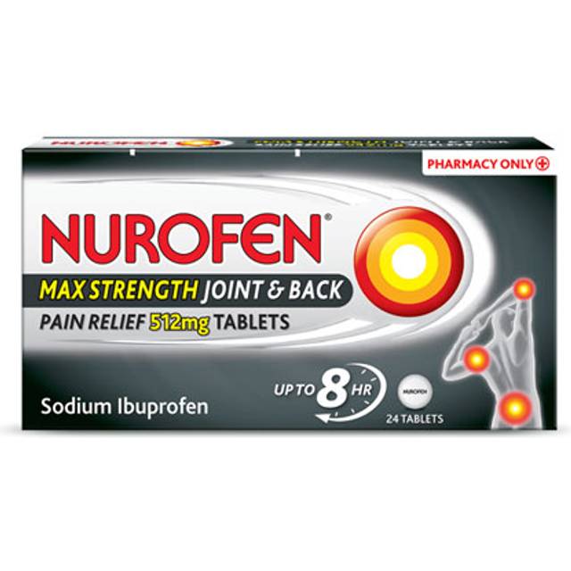 Nurofen Pain Relief Max Strength 512mg 24 Pack