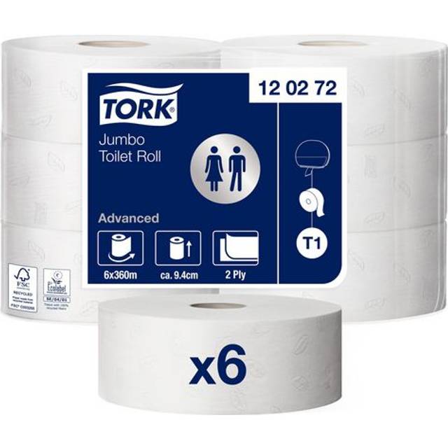 Toalettpapper TORK Adv T1 2-lag 360m
