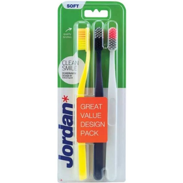 Jordan Clean Smile Soft 3-pack