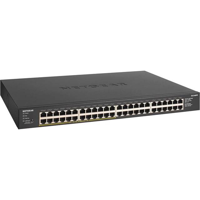 NETGEAR GS348PP Unmanaged Gigabit Ethernet (10/100/1000) Power over Ethernet (PoE) Black