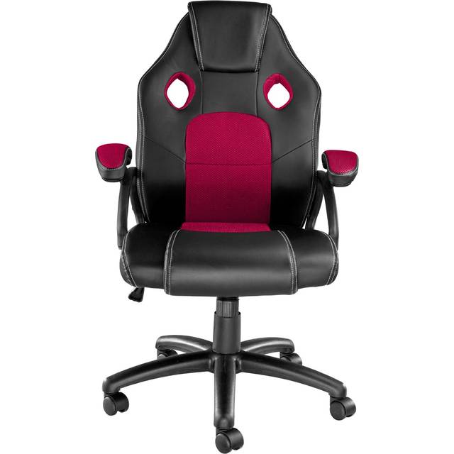Tectake Gaming Chair Racing Mike - Black And Red, Red