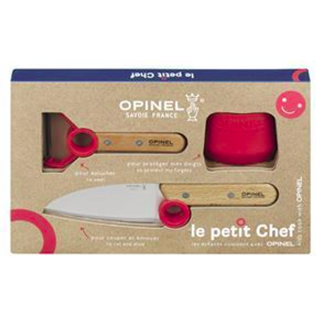 Opinel Le Petit Chef R00062247 Kokkekniv 10.2 cm - Bedste børnekniv i køkkenet - Gastrotid.dk