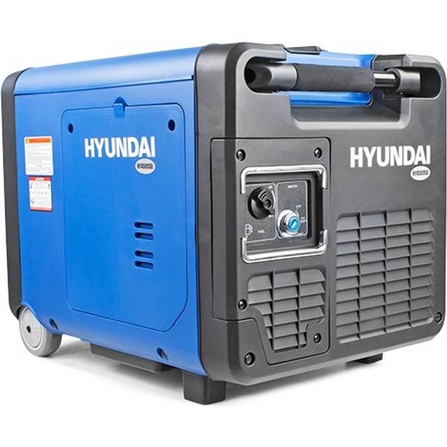 Hyundai 4000WPortable Petrol Inverter Generator Remote Keyfob & Electric Start