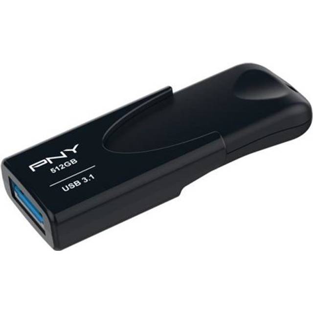 PNY Attaché 4 USB 3.1 Flash Drive read speed up to 80MB/s - 512GB