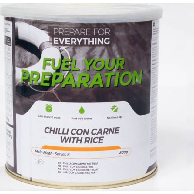 Fuel your preparation Chilli con carne 8 portioner | Frystorkad mat