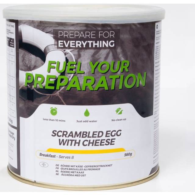 Fuel your preparation Scrambled Egg with Cheese 8 portioner | Frystorkad mat