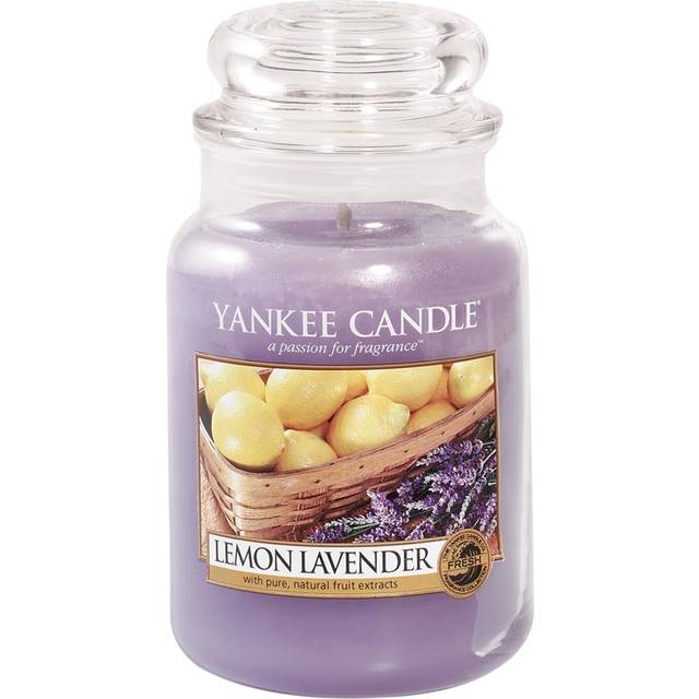 Womens Lemon Lavender Large Candle Jar - Purple - One Size