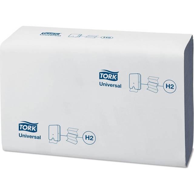 Tork Xpress multifold pappershanddukar 150388 - H2 Universal handdukar för handduksdispenser - vikta, spårbart ursprung, 2-lags, blå - 20 x 237 handdukar