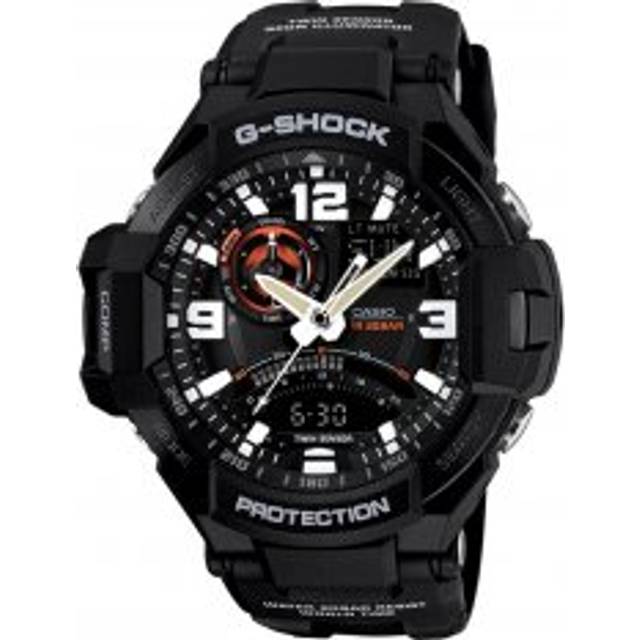 Refurbished Casio G-Shock Analog Digital Resin Strap Black Dial Quartz GA-1000-1A 200M Men&#39;s Watch