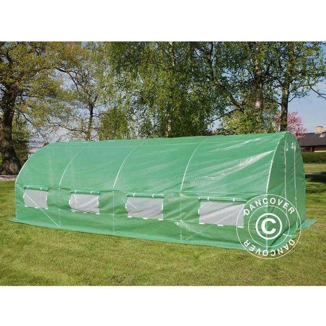 Polytunnel Greenhouse 3x8x2 m, 24 m², Green