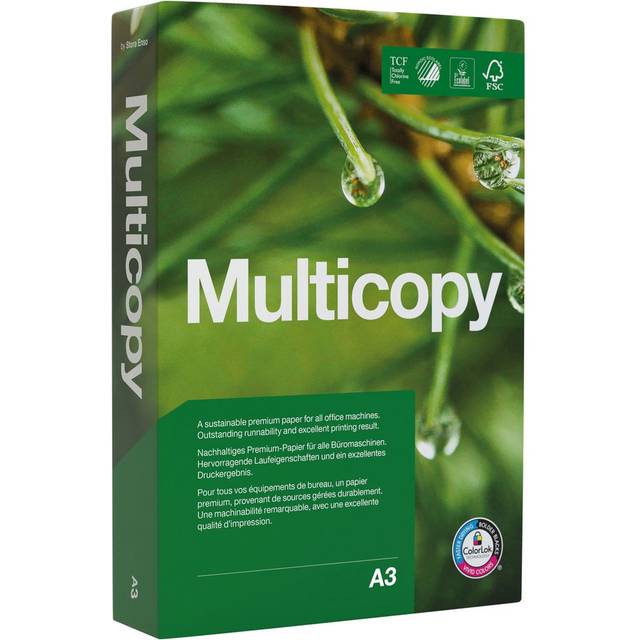 Papper Multicopy A3 90g 500/pk