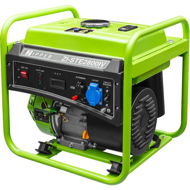 Zipper STE2800IV 2.8 KW Inverter Generator, Green