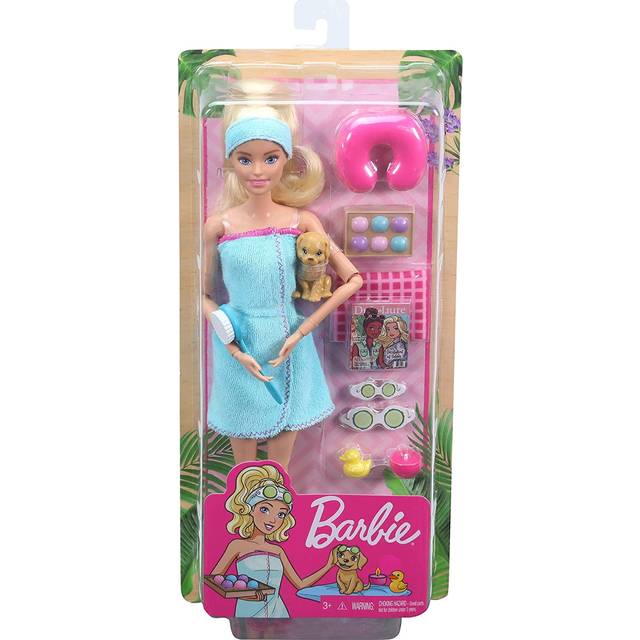 Barbie Spa Doll and Accessories & Pet Puppy