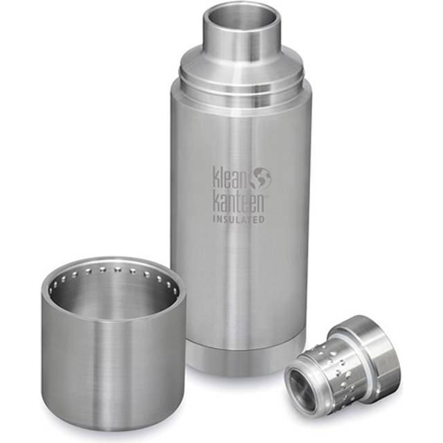 Klean Kanteen TKPro Insulated 750ml Coffee Flask & Cup, 750ml Black - Black/Silver