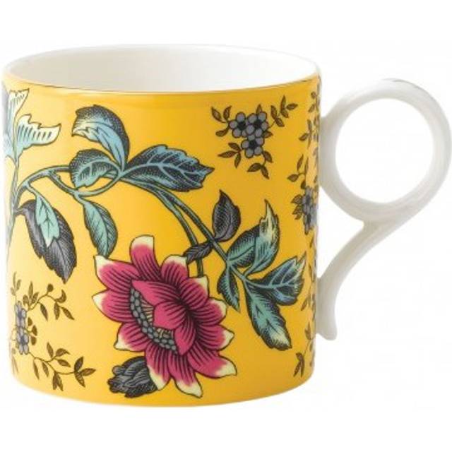 Wedgwood Wonderlust mug large yellow tonquin