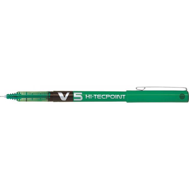 Pilot V5 Liquid Ink Rollerball 0.5 mm Tip (Single Pen) - Green
