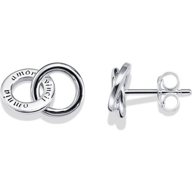 Efva Attling Mini Twosome Ear ONE SIZE - SILVER