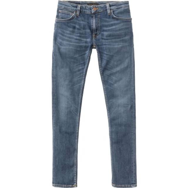 Nudie Jeans Blue Skinny Lin Jeans - Dark Blue Navy - WAIST US 30x32