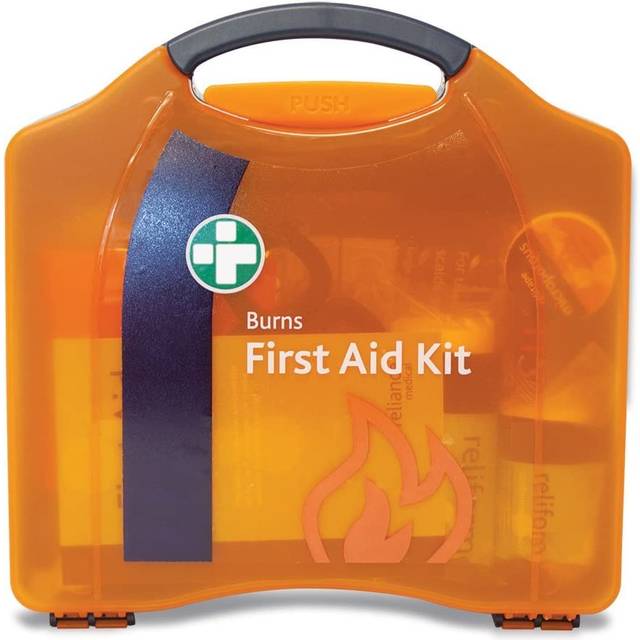 Reliance Medical Reliance First Aid Kit Burns Small In Aura Box - Orange