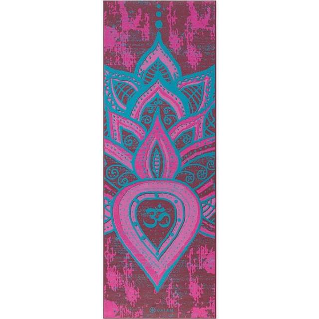Gaiam Yoga Mat 6 mm Reversible Be Free