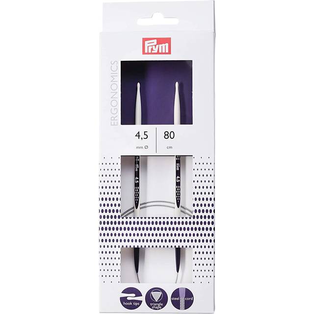 Prym - Prym Ergonomics (80cm, 4.50mm) Cirkulär Nål - 1 Nål