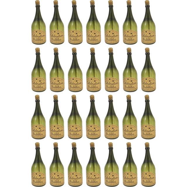 Såpbubblor Champagneflaska Grön - 24-pack