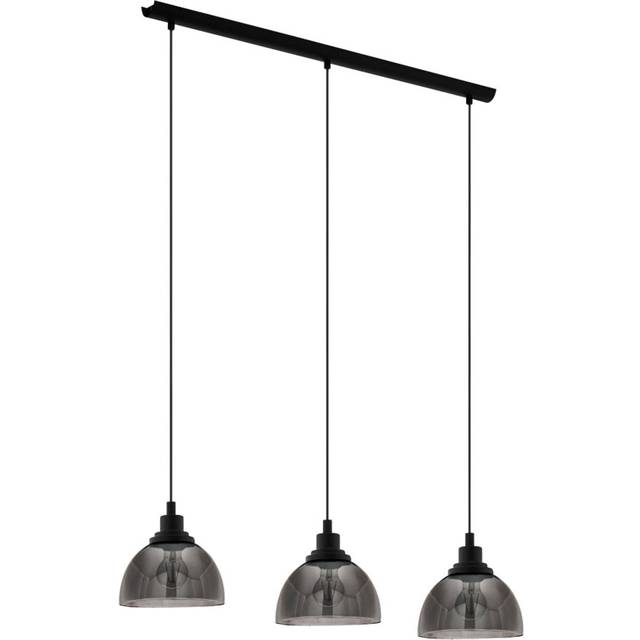 EGLO Beleser Pendant Light with 3 Lights - Black | TJ Hughes