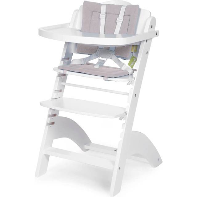 Baby Grow High Chair Cushion Tricot - Pastel Mouse Grey