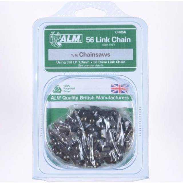 ALM Manufacturing CH056 Chainsaw Chain 3/8in x 56 links 1.3mm - Fits 40cm Bars A
