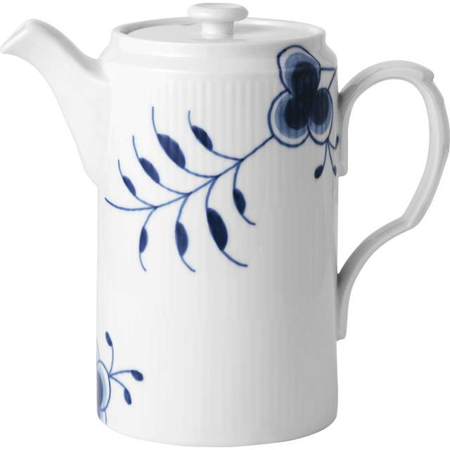 Royal Copenhagen Mega-kaffekanna med lock, 1 l, blå