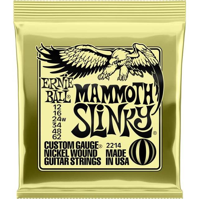 Ernie Ball Mammoth Slinky 2214 Nickel Guitar Strings Set 12-62