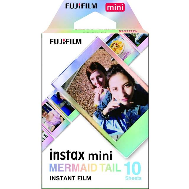 INSTAX Mini Mermaid Tail Instant Film - 10 sheets, Patterned