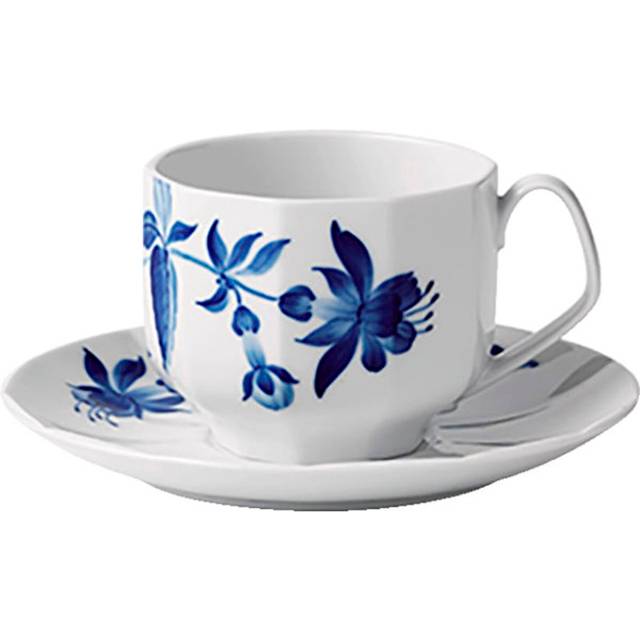 Royal Copenhagen Blomst 22 cl. kop med Underkop Fuchsia - NO_SIZE Koppar Fat Från Magasin - Hvid (NO_SIZE)